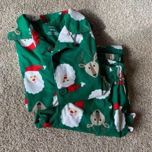 Santa/Reindeer Pajamas, Size 8, Carter's